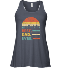 Load image into Gallery viewer, Best Dad Ever T Shirt Papa Vintage Papa Gift Daddy Women Racerback Tank