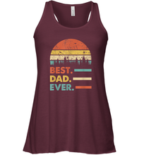 Load image into Gallery viewer, Best Dad Ever T Shirt Papa Vintage Papa Gift Daddy Women Racerback Tank
