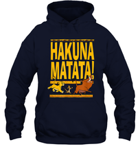 Load image into Gallery viewer, Disney Lion King Classic Hakuna Crew Unisex Hooded Sweatshirt