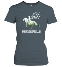 Load image into Gallery viewer, And Into The Forest I Go To Lose My Mind and Find My Soul Awesome Gift Women Cotton T-Shirt