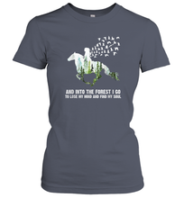 Load image into Gallery viewer, And Into The Forest I Go To Lose My Mind and Find My Soul Awesome Gift Women Cotton T-Shirt