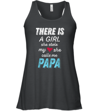 Load image into Gallery viewer, Papa Gifts Shirts from Granddaughter, She Stole My Heart Women Racerback Tank