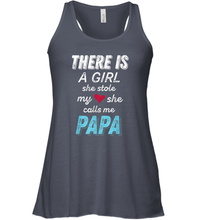 Load image into Gallery viewer, Papa Gifts Shirts from Granddaughter, She Stole My Heart Women Racerback Tank