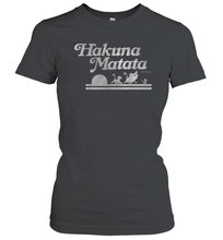 Load image into Gallery viewer, Disney Lion King Hakuna Matata Silhouette Women Cotton T-Shirt
