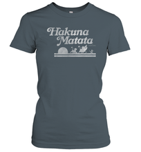 Load image into Gallery viewer, Disney Lion King Hakuna Matata Silhouette Women Cotton T-Shirt