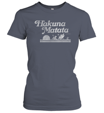 Load image into Gallery viewer, Disney Lion King Hakuna Matata Silhouette Women Cotton T-Shirt