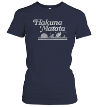 Load image into Gallery viewer, Disney Lion King Hakuna Matata Silhouette Women Cotton T-Shirt