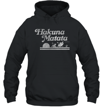 Load image into Gallery viewer, Disney Lion King Hakuna Matata Silhouette Unisex Hooded Sweatshirt