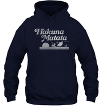 Load image into Gallery viewer, Disney Lion King Hakuna Matata Silhouette Unisex Hooded Sweatshirt