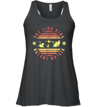 Load image into Gallery viewer, Disney Lion King Hakuna Matata Deep Red And Yellow Women Racerback Tank