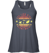 Load image into Gallery viewer, Disney Lion King Hakuna Matata Deep Red And Yellow Women Racerback Tank