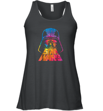 Load image into Gallery viewer, Star Wars Darth Vader Tie Dye Helmet Graphic Z1 Women Racerback Tank