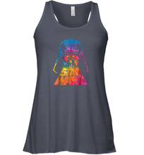 Load image into Gallery viewer, Star Wars Darth Vader Tie Dye Helmet Graphic Z1 Women Racerback Tank