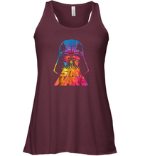 Load image into Gallery viewer, Star Wars Darth Vader Tie Dye Helmet Graphic Z1 Women Racerback Tank