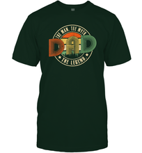 Load image into Gallery viewer, Dad The Man The Myth The Legend T Shirt Vintage Papa Men Cotton T-Shirt