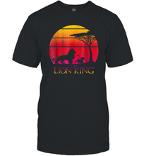 Load image into Gallery viewer, Disney Lion King Vintage Sunset Men Cotton T-Shirt