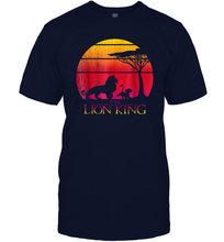 Load image into Gallery viewer, Disney Lion King Vintage Sunset Men Cotton T-Shirt