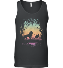 Load image into Gallery viewer, Disney Lion King Gradient Jungle Trio Men Cotton Tank Top
