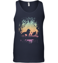 Load image into Gallery viewer, Disney Lion King Gradient Jungle Trio Men Cotton Tank Top