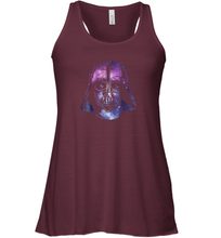 Load image into Gallery viewer, Star Wars Darth Vader Space Helmet Galaxy Women Racerback Tank