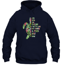 Load image into Gallery viewer, And Into The Ocean I Go To Lose My Mind Unisex Hooded Sweatshirt