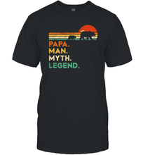 Load image into Gallery viewer, Papa Bear Man Myth Legend T Shirt Vintage For Mens Dad Father Men Cotton T-Shirt
