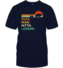 Load image into Gallery viewer, Papa Bear Man Myth Legend T Shirt Vintage For Mens Dad Father Men Cotton T-Shirt