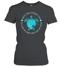 Load image into Gallery viewer, Into The Ocean I Go To Lose My Mind And Find My Soul Gifts Women Cotton T-Shirt