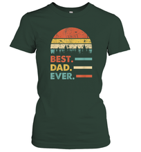 Load image into Gallery viewer, Best Dad Ever T Shirt Papa Vintage Papa Gift Daddy Women Cotton T-Shirt