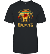 Load image into Gallery viewer, And into the forest i go to lose my mind and find my soul graphic Men Cotton T-Shirt