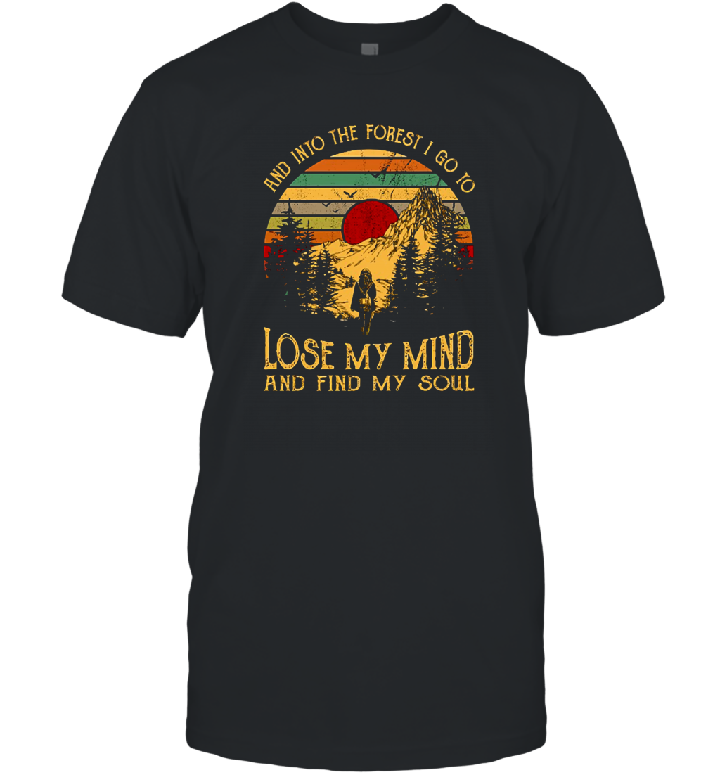 And into the forest i go to lose my mind and find my soul graphic Men Cotton T-Shirt