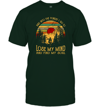 Load image into Gallery viewer, And into the forest i go to lose my mind and find my soul graphic Men Cotton T-Shirt