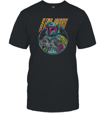 Load image into Gallery viewer, Star Wars Boba Fett Neon Blaster Vintage Graphic Men Cotton T-Shirt