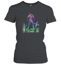 Load image into Gallery viewer, Zen Scary Dead Walking Zombie Graveyard Halloween Women Cotton T-Shirt