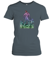 Load image into Gallery viewer, Zen Scary Dead Walking Zombie Graveyard Halloween Women Cotton T-Shirt