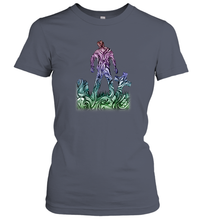 Load image into Gallery viewer, Zen Scary Dead Walking Zombie Graveyard Halloween Women Cotton T-Shirt