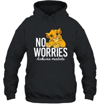 Load image into Gallery viewer, Disney Lion King Classic No Worries Simba Unisex Hooded Sweatshirt