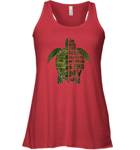 Load image into Gallery viewer, And into the ocean i go to lose my mind and find my soul tees Women Racerback Tank
