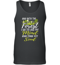 Load image into Gallery viewer, Into The Forest I Go To Lose My Mind And Find My Soul Tee Men Cotton Tank Top