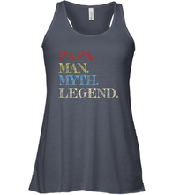Load image into Gallery viewer, Pop Pop The Man The Myth The Legend Gift Women Racerback Tank