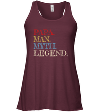 Load image into Gallery viewer, Pop Pop The Man The Myth The Legend Gift Women Racerback Tank
