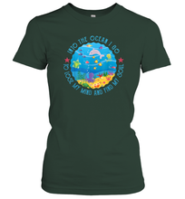 Load image into Gallery viewer, Into The Ocean I Go To Lose My Mind And Find My Soul Gift Women Cotton T-Shirt