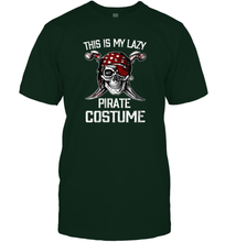 Load image into Gallery viewer, Womens This Is My Lazy Pirate Costume T shirt Funny Halloween Men Cotton T-Shirt
