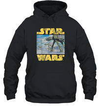 Load image into Gallery viewer, Star Wars Vintage Imperial AT AT Battle of Hoth Unisex Hooded Sweatshirt