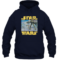 Load image into Gallery viewer, Star Wars Vintage Imperial AT AT Battle of Hoth Unisex Hooded Sweatshirt