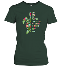 Load image into Gallery viewer, And Into The Ocean I Go To Lose My Mind Women Cotton T-Shirt