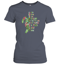 Load image into Gallery viewer, And Into The Ocean I Go To Lose My Mind Women Cotton T-Shirt