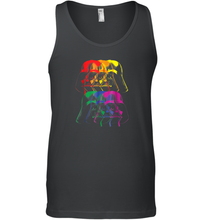 Load image into Gallery viewer, Star Wars Darth Vader Rainbow Darkside Pride Graphic Men Cotton Tank Top