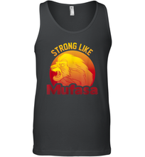 Load image into Gallery viewer, Disney Lion King Strong Like Mufasa Men Cotton Tank Top