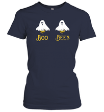 Load image into Gallery viewer, Womens Halloween Costume Boo Bees Gifts Honey Bee Ghost Couples Gift Women Cotton T-Shirt
